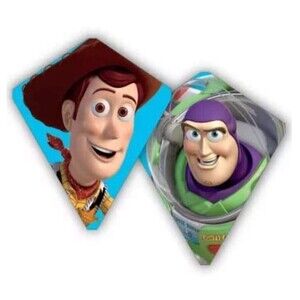 Buzz Lightyear/Woody Doublesided Toy Story Poly 30"X-Kites Flip Flop Diamond NIP